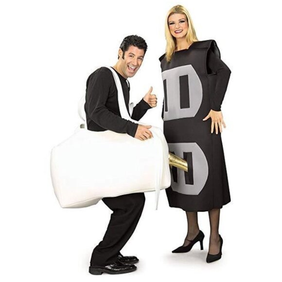 Rubies Plug & Socket Adult Couples Funny Halloween Costume Cosplay - Picture 1 of 5